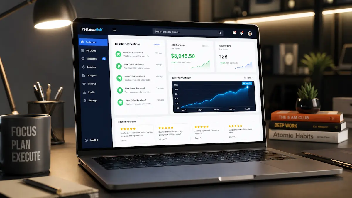 إنشاء خدمة ناجحة في خمسات وتحقيق المبيعات